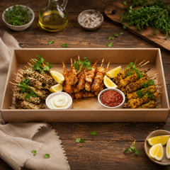 chicken skewers box