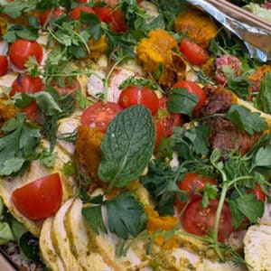 chermoula chicken salad box